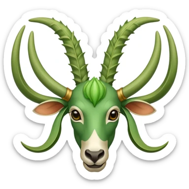 Antelope horns milkweed sticker