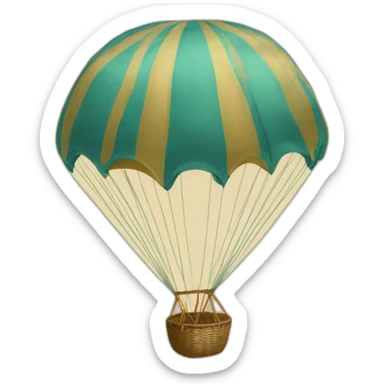 Early 20th century parachute sticker