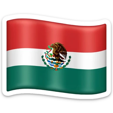 Hazme un emoji de la bandera de México  sticker