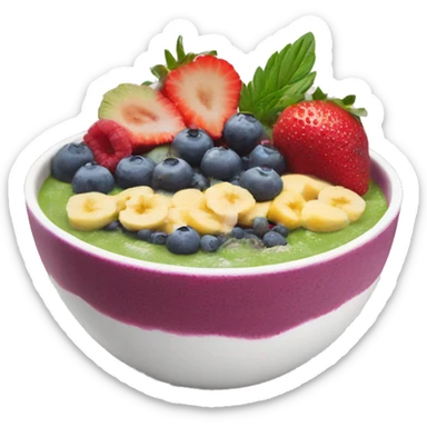 Smoothie bowl sticker