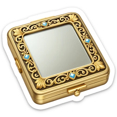 Vintage compact. sticker