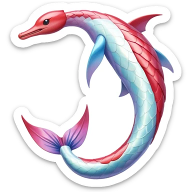 Milotic-Latias-Fakémon-hybrid-creature (full body)  sticker