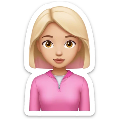 roblox girl in pink sticker