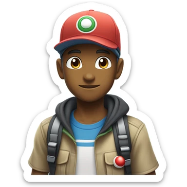Pokémon trainer sticker