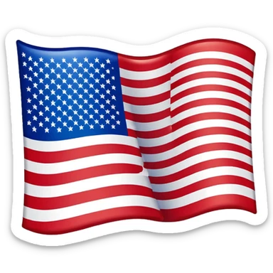usa flag sticker