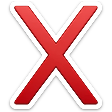 Make an x out sign over the name Nate sticker