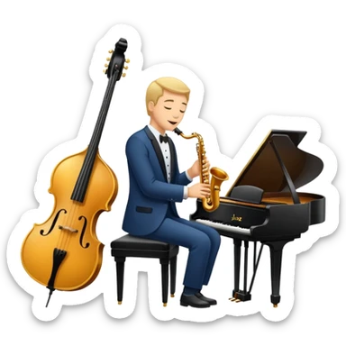 jazz music sticker