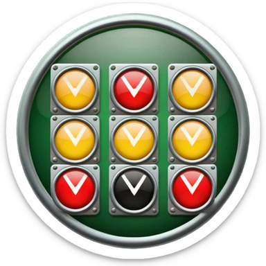 mac os icon rotation retro traffic signal arrows rotating sticker