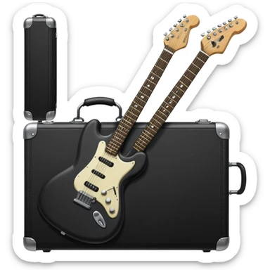 electro gitar case sticker