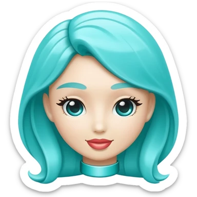 Tiffany blue sticker