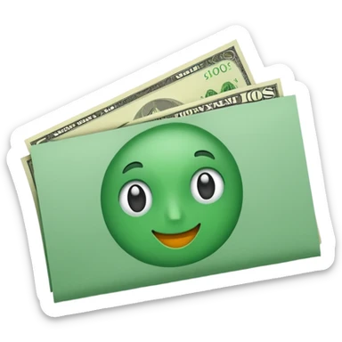 billete verde sticker