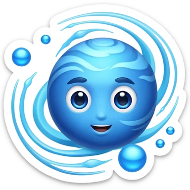 Planet Neptune sticker