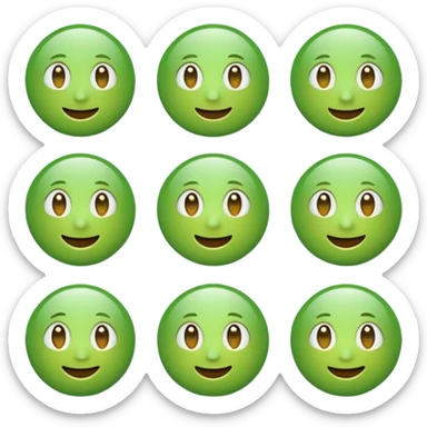 make green colur search  emoji sticker
