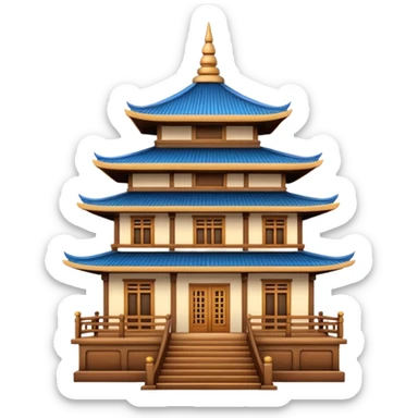 pagoda style emle sticker