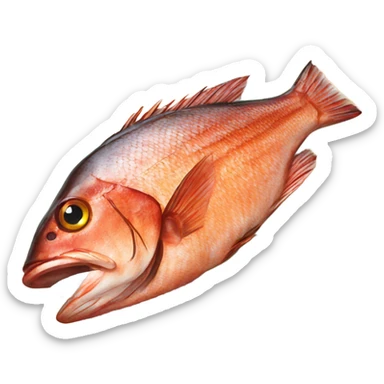 grilled red snapper sticker