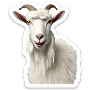 Goat puffy coat driving 2024 hummerEV sticker