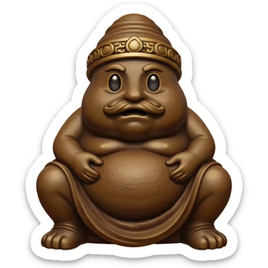 poop god actec sticker