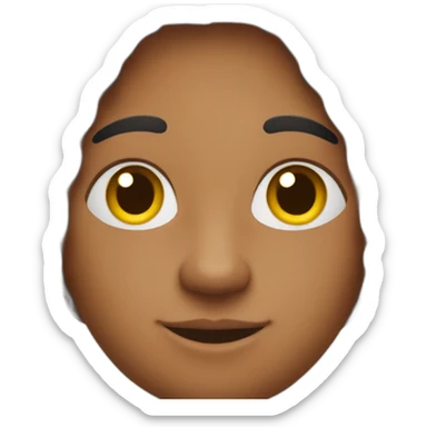 A bROWN iNDIAN sticker