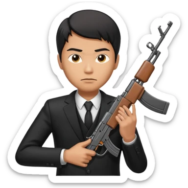 Yakuza Gang con ak47 sticker