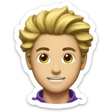 A jojo character sticker