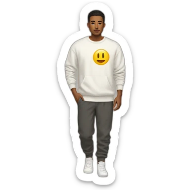 sweatshirt and pants sticker