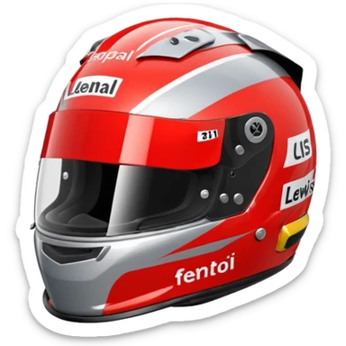  f1 bell lewis hamilton helmet sticker
