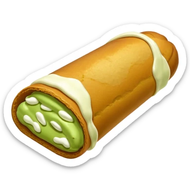 A pistachio cannoli  sticker