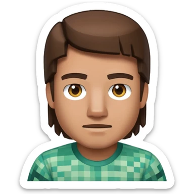 Steve from Minecraft sticker