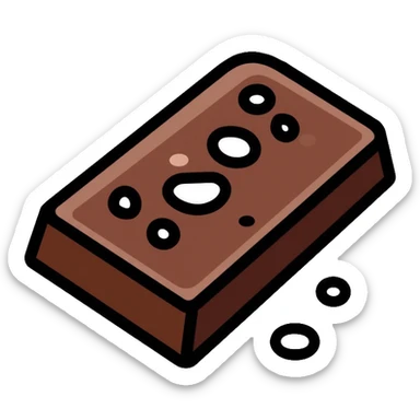 Dark chocolate with sea salt sticker