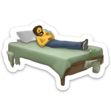 In the chaos of everyday life, we all need a little escape. After a long day, this is my chill place. sticker