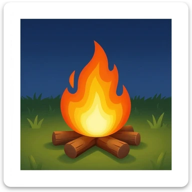 fire pit sticker