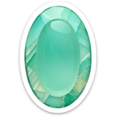 peruvian opal gemstone raw crystal sticker