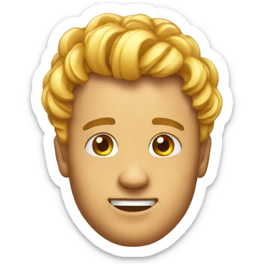 emoji ideas coming out of his head sticker