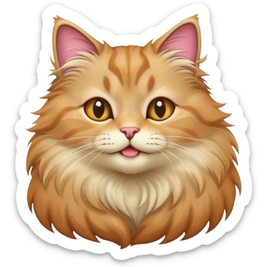 cat reaching sticker