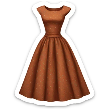 vintage dress sticker
