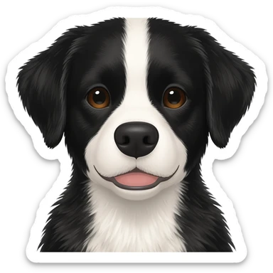 Eddie Murphy with his black and white Dog sticker