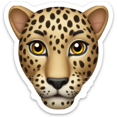 Leopard  sticker