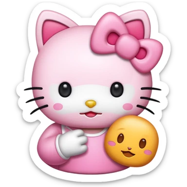 Hello kitty emojis sticker