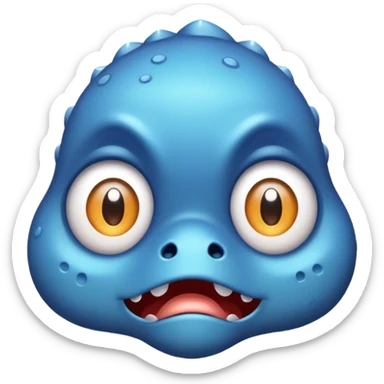 Dino being stressed  sticker