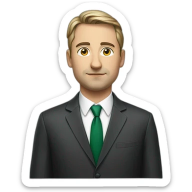 student hungarian prime minister full body sticker