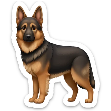 German shepherd  sticker
