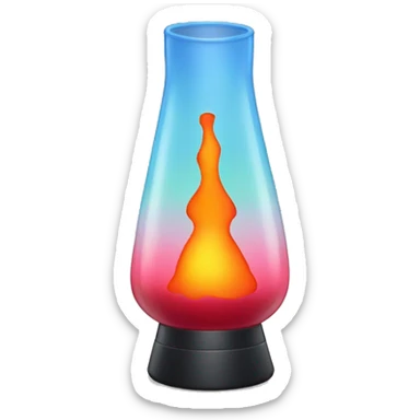 lava lamp  sticker