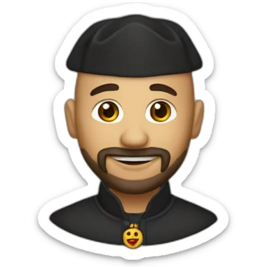 Ignatius of Loyola peace sign sticker