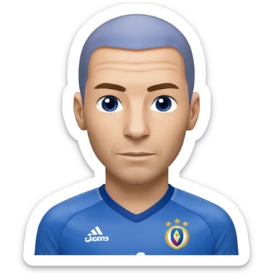 Zinedine zidane 2006 world cup jersey sticker