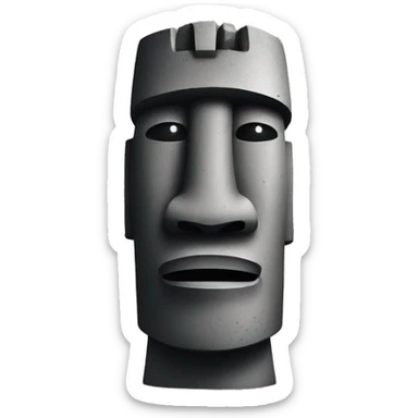 Moai  sticker