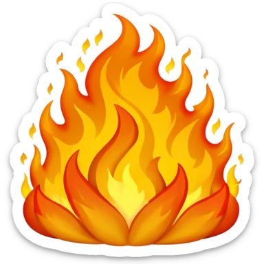 dados de fuego  sticker