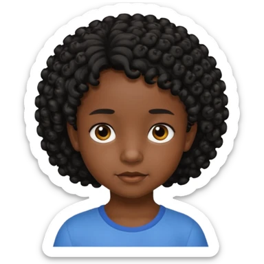 HZME A UN NIÑO OSCURITO DE PIEL CON EL PELO COROT PERO RIZADITO Y DE6 AÑOS sticker