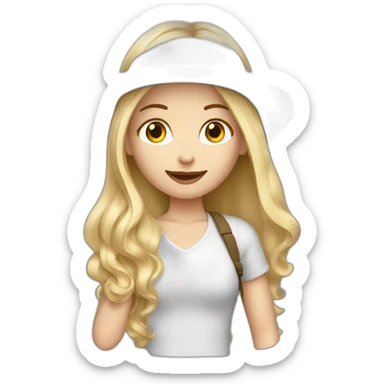 female-photographer-taking-a-picture-light-skinned-long-blonde-hair sticker