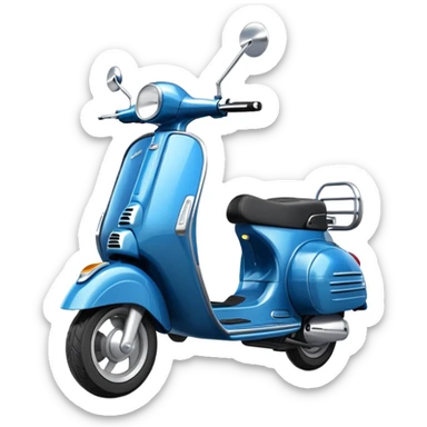 Vespa scooter sticker