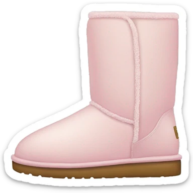 light pink uggs sticker